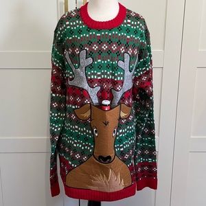 Blizzard Bay Men's Ugly Christmas Sweater with Beer Pocket